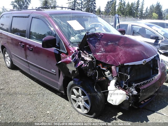 2A8HR54P58R702189 - 2008 CHRYSLER TOWN & COUNTRY TOURING MAROON photo 1