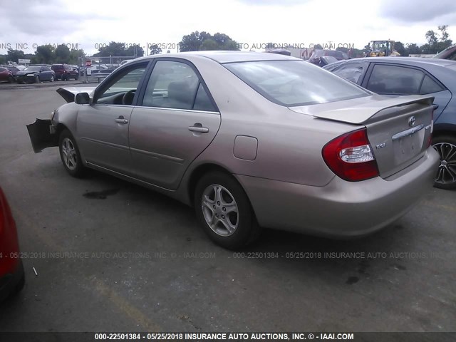 4T1BE32KX4U798401 - 2004 TOYOTA CAMRY LE/XLE/SE 金色 照片 3