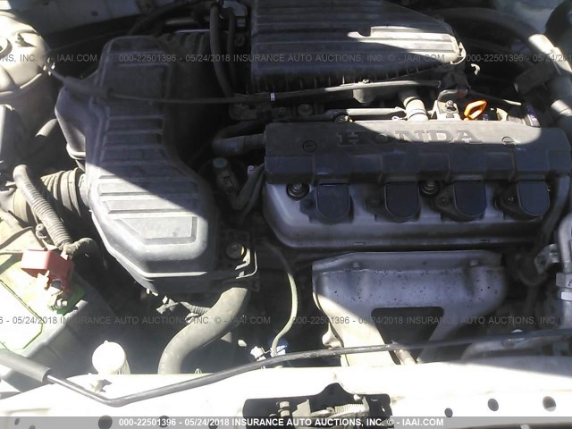 2HGES16344H626614 - 2004 HONDA CIVIC DX VP Mavi foto 10