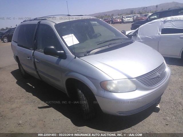 2C4GP74L22R690723 - 2002 CHRYSLER TOWN & COUNTRY EX SILVER photo 1