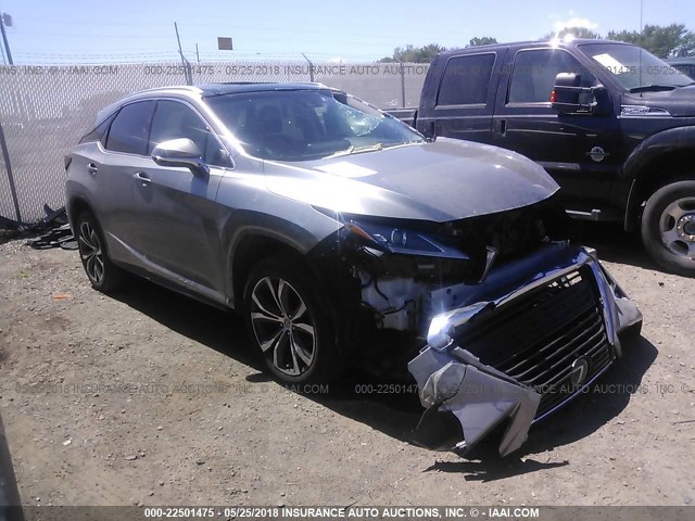 2T2BZMCA9HC063685 - 2017 LEXUS RX 350/BASE/F SPORT GRAY photo 1