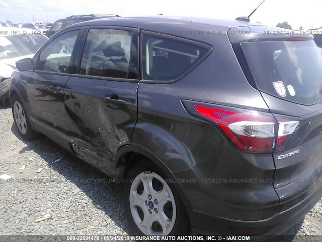 1FMCU0F71HUA45857 - 2017 FORD ESCAPE S GRAY photo 3