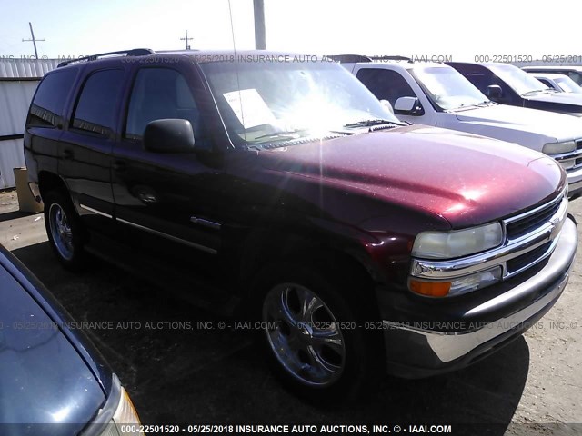 1GNEC13Z03J241866 - 2003 CHEVROLET TAHOE C1500 MAROON photo 1