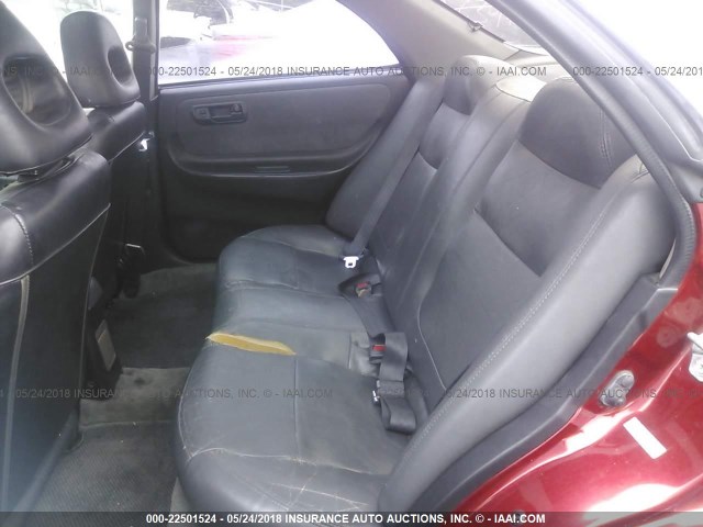 JH4DB7650YS004264 - 2000 ACURA INTEGRA LS RED photo 8