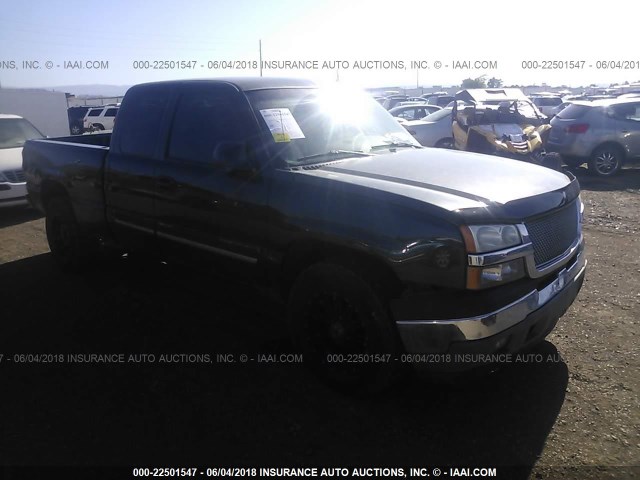 1GCEK19B15E108924 - 2005 CHEVROLET SILVERADO K1500 BLACK photo 1