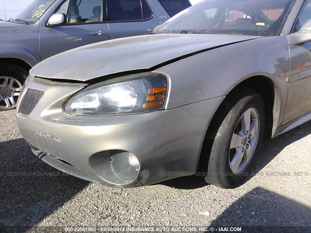 2G2WP552961174311 - 2006 PONTIAC GRAND PRIX TAN photo 6