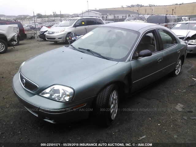 1MEFM50U35A618587 - 2005 MERCURY SABLE GS GREEN photo 2