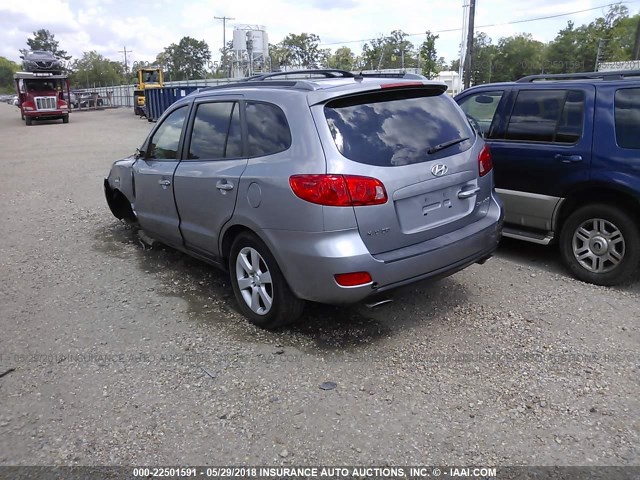 5NMSH13E17H040032 - 2007 HYUNDAI SANTA FE SE/LIMITED GRAY photo 3