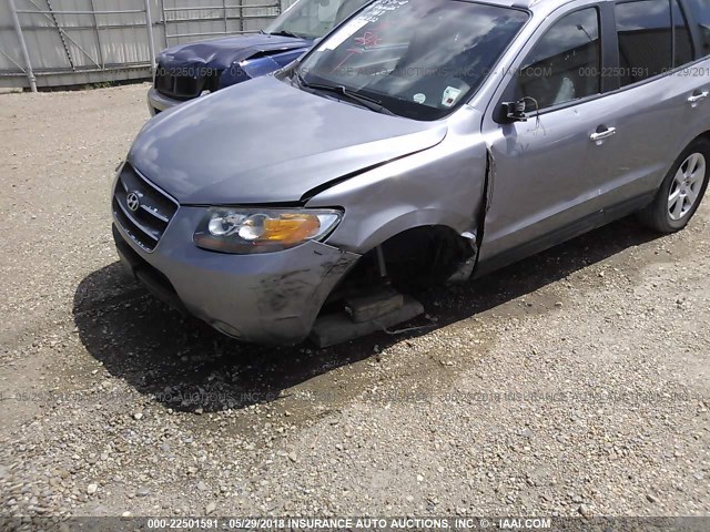 5NMSH13E17H040032 - 2007 HYUNDAI SANTA FE SE/LIMITED GRAY photo 6