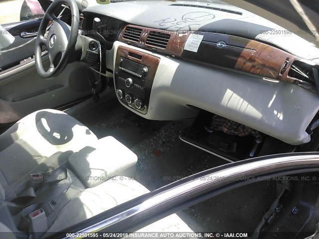 2G1WB58K779270052 - 2007 CHEVROLET IMPALA LS MAROON photo 5