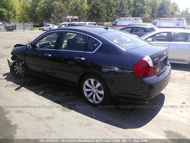 JNKAY01FX7M459487 - 2007 INFINITI M35 SPORT BLUE photo 3