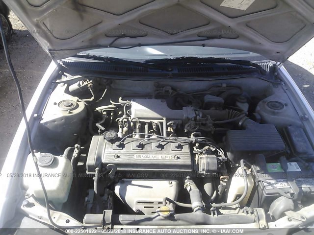 1NXAE09E8PZ080585 - 1993 TOYOTA COROLLA LE/DX ვერცხლისფერი ფოტო 10