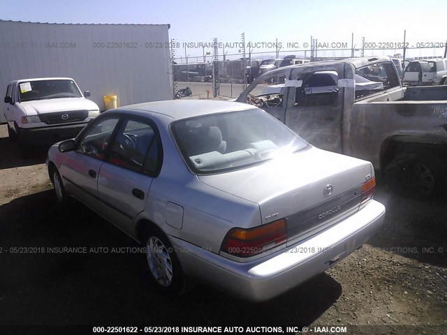 1NXAE09E8PZ080585 - 1993 TOYOTA COROLLA LE/DX SILVER photo 3