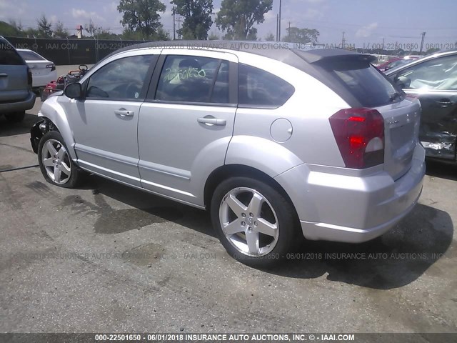 1B3HB78B69D224330 - 2009 DODGE CALIBER R/T SILVER photo 3