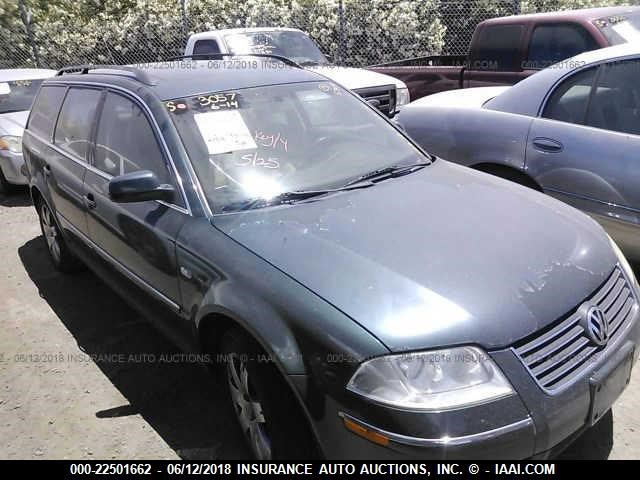 WVWWH63B62E055612 - 2002 VOLKSWAGEN PASSAT GLX 绿色 照片 1