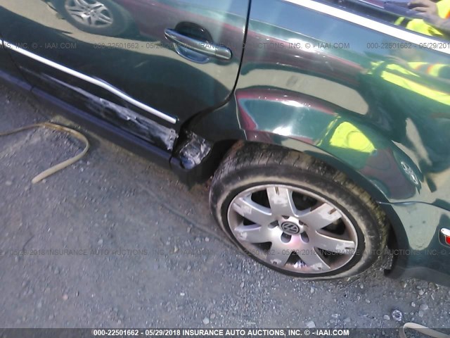 WVWWH63B62E055612 - 2002 VOLKSWAGEN PASSAT GLX 绿色 照片 6