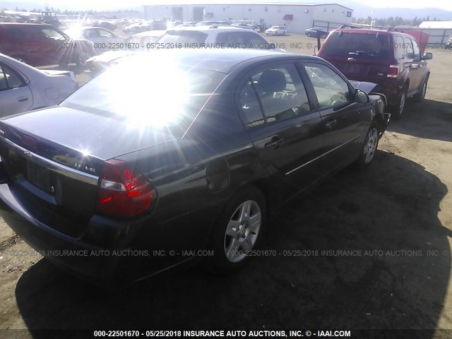 1G1ZT51866F171057 - 2006 CHEVROLET MALIBU LT BLUE photo 4