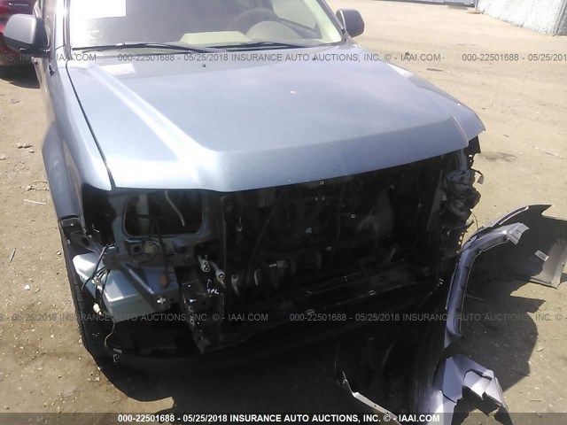 1FMCU5K37AKC24535 - 2010 FORD ESCAPE HYBRID GREEN photo 6