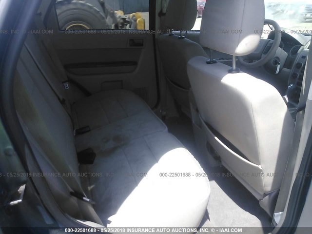 1FMCU5K37AKC24535 - 2010 FORD ESCAPE HYBRID GREEN photo 8