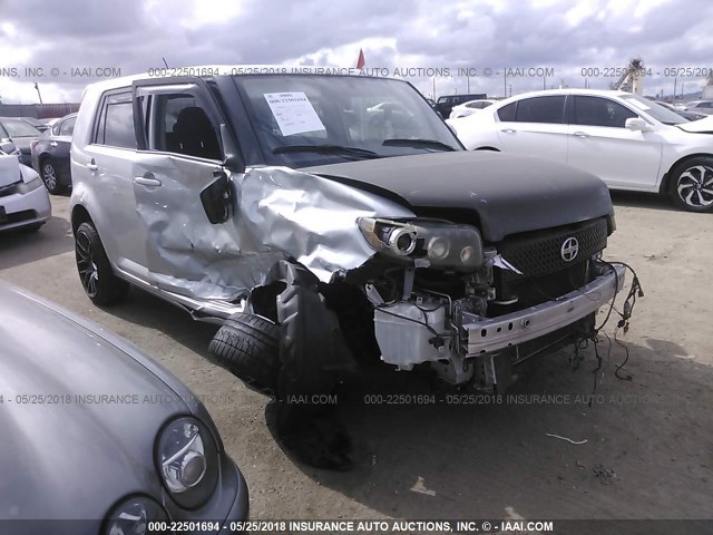 JTLKE50E281023406 - 2008 TOYOTA SCION XB ვერცხლისფერი ფოტო 1