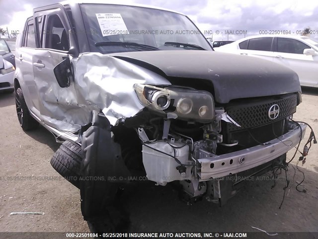 JTLKE50E281023406 - 2008 TOYOTA SCION XB ვერცხლისფერი ფოტო 6