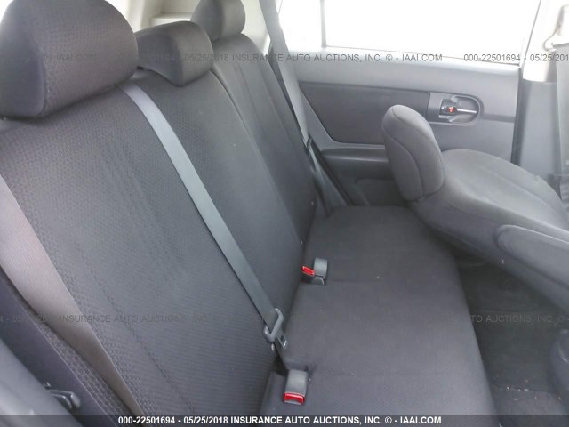 JTLKE50E281023406 - 2008 TOYOTA SCION XB ვერცხლისფერი ფოტო 8