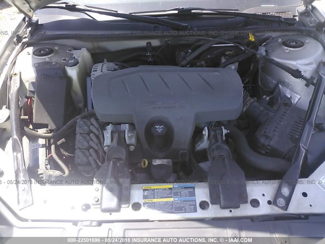 2G2WP552271229666 - 2007 PONTIAC GRAND PRIX SILVER photo 10