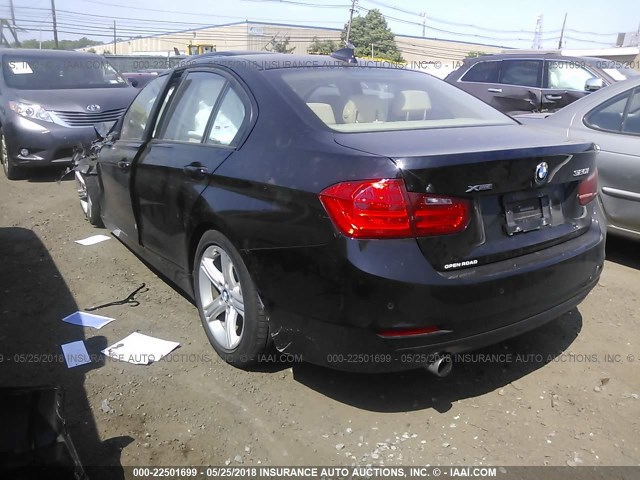 WBA3C3G59ENR25102 - 2014 BMW 320 I/XDRIVE BLACK photo 3