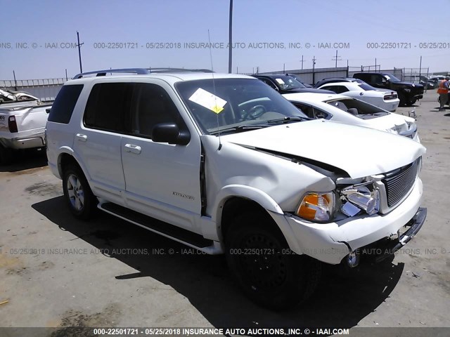 1FMDU75W84ZA52405 - 2004 FORD EXPLORER LIMITED თეთრი ფოტო 1