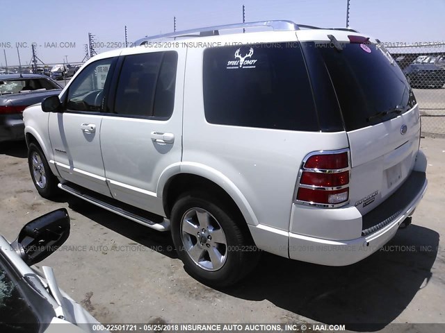 1FMDU75W84ZA52405 - 2004 FORD EXPLORER LIMITED თეთრი ფოტო 3