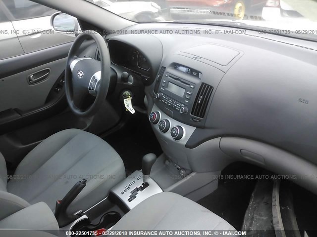 KMHDU46D89U785795 - 2009 HYUNDAI ELANTRA GLS/SE SILVER photo 5