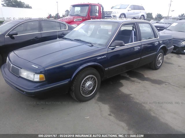 1G3AJ55M0S6383688 - 1995 OLDSMOBILE CIERA SL BLUE photo 2