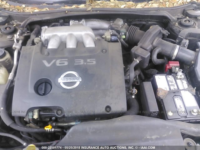 1N4BL11E03C214155 - 2003 NISSAN ALTIMA SE BLACK photo 10