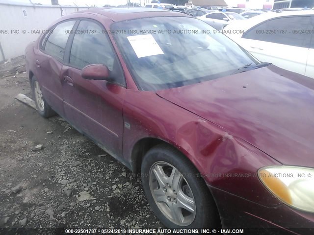 1FAHP56S92A103635 - 2002 FORD TAURUS SEL RED photo 6