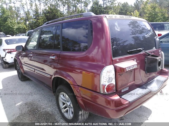 JS3TX92V954108365 - 2005 SUZUKI XL7 EX/LX RED photo 3