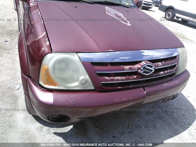 JS3TX92V954108365 - 2005 SUZUKI XL7 EX/LX RED photo 6