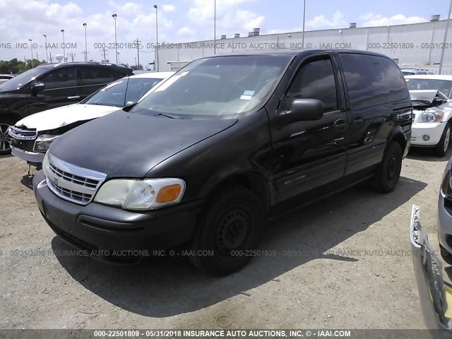 1GNDU23E33D115169 - 2003 CHEVROLET VENTURE ECONOMY BLACK photo 2