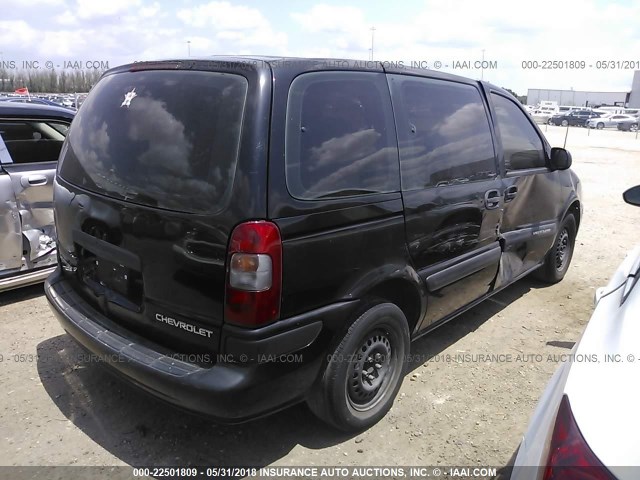 1GNDU23E33D115169 - 2003 CHEVROLET VENTURE ECONOMY BLACK photo 4