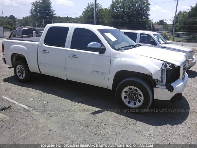 3GTEC13CX9G278695 - 2009 GMC SIERRA C1500/C1500 SL WHITE photo 1