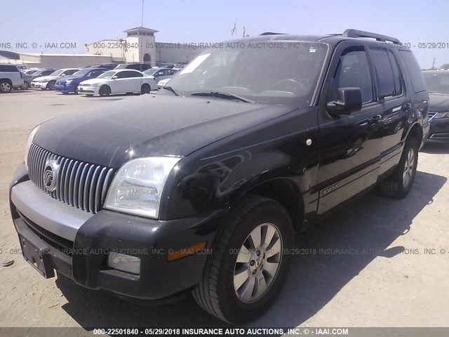 4M2EU37E09UJ01908 - 2009 MERCURY MOUNTAINEER LUXURY BLACK photo 2