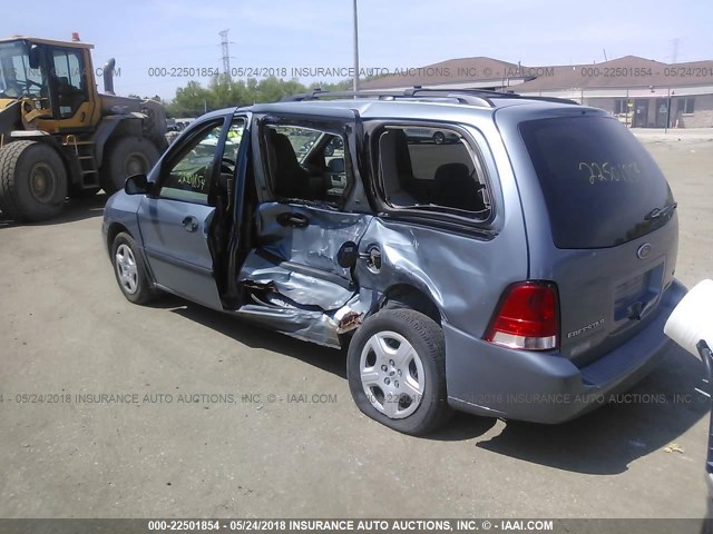 2FMZA51694BB18701 - 2004 FORD FREESTAR SE BLUE photo 3