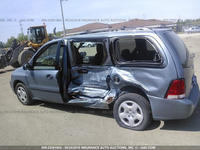 2FMZA51694BB18701 - 2004 FORD FREESTAR SE BLUE photo 6