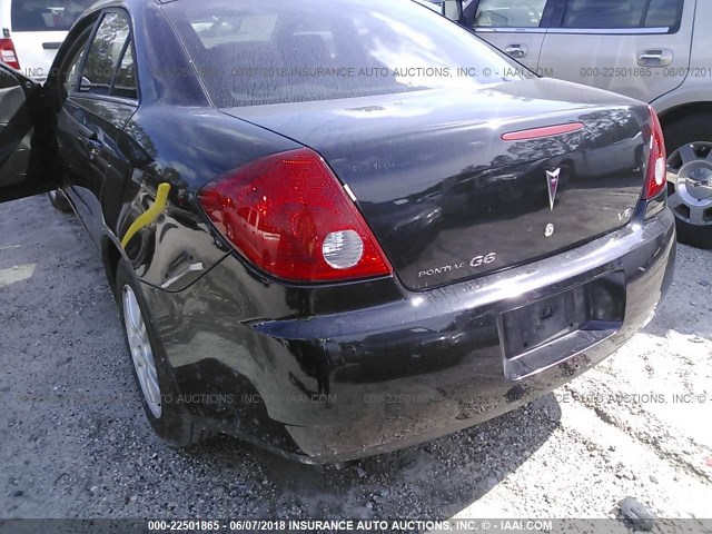 1G2ZG528154127007 - 2005 PONTIAC G6 BLACK photo 6