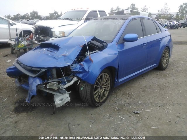 JF1GV7E63DG016198 - 2013 SUBARU IMPREZA WRX BLUE photo 2