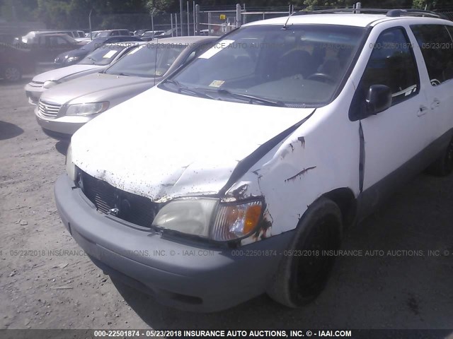 4T3ZF13C02U419904 - 2002 TOYOTA SIENNA LE/XLE WHITE photo 6