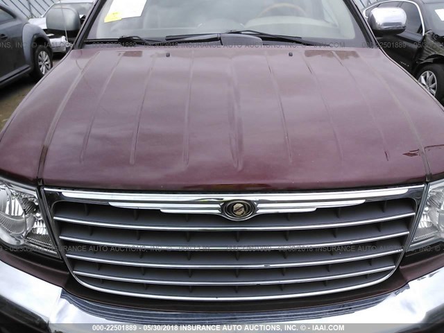 1A8HW58287F529488 - 2007 CHRYSLER ASPEN LIMITED BURGUNDY photo 6