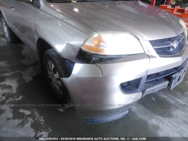 2HNYD18693H531004 - 2003 ACURA MDX TOURING TAN photo 6