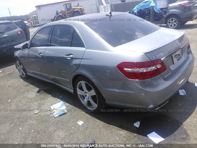 WDDHF8JB4CA629670 - 2012 MERCEDES-BENZ E 350 4MATIC SILVER photo 3