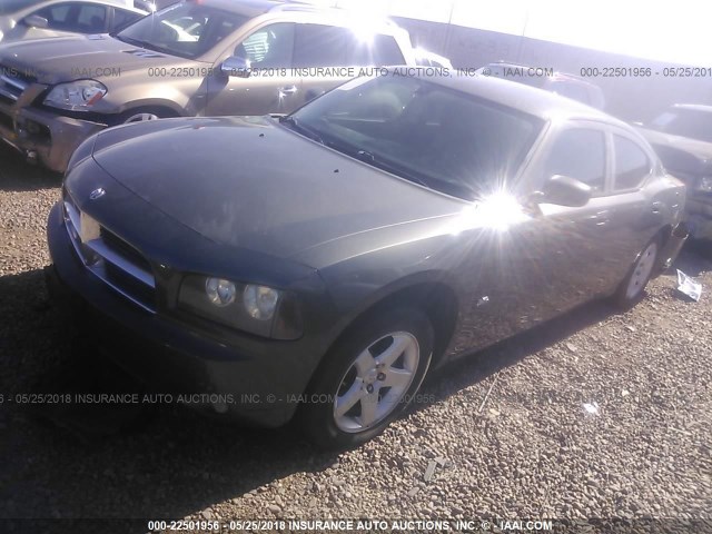 2B3KA33VX9H503608 - 2009 DODGE CHARGER SXT GRAY photo 2