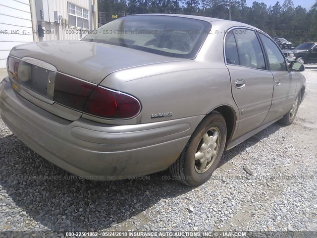 1G4HP54K814262295 - 2001 BUICK LESABRE CUSTOM BEIGE photo 4